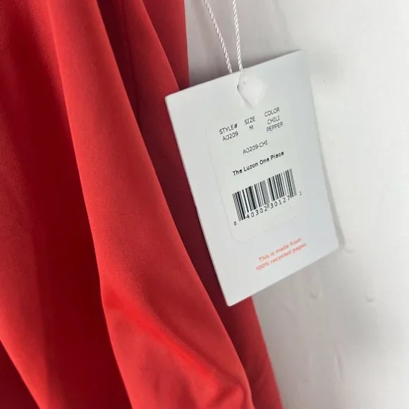 NWT Andie Swim The Luzon One Piece Swimsuit Chili Pepper Size Medium M NEW - Picture 6 of 12